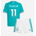 Liverpool Mohamed Salah #11 Tredjedraktsett Barn 2025-26 Korte ermer (+ Korte bukser)